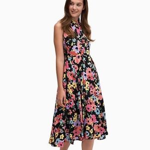 Kate Spade floral bouquet midi dress